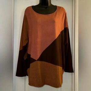 Belle by Kim Gravel Colorblocked Sweater